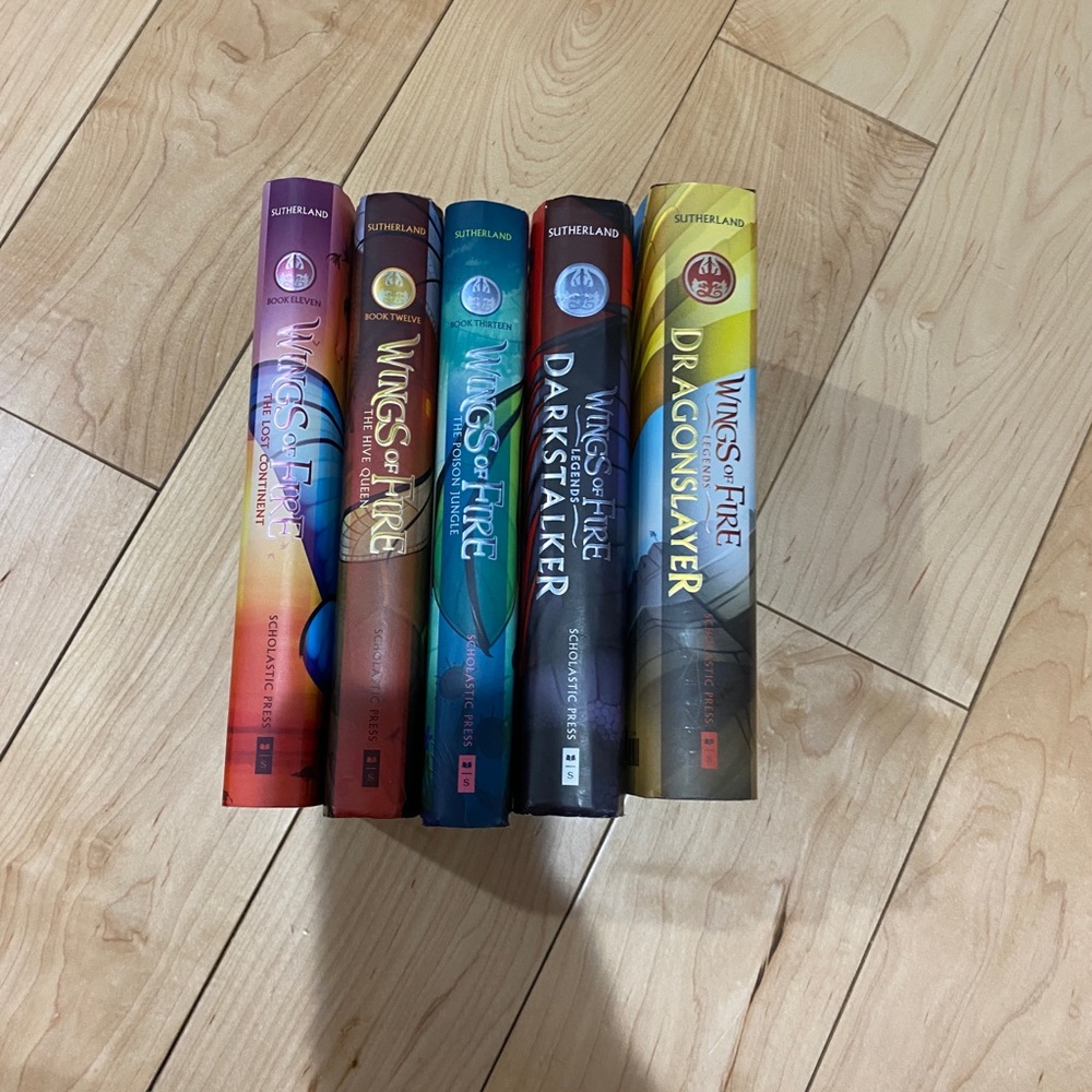Wings of Fire books 11-13 and 2 Legends